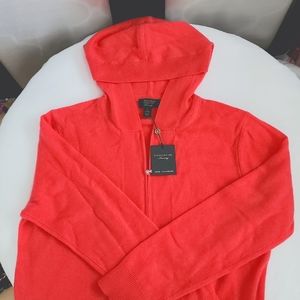 Chapter Club Luxury Cashmere Hoodie jacket sweater NEW